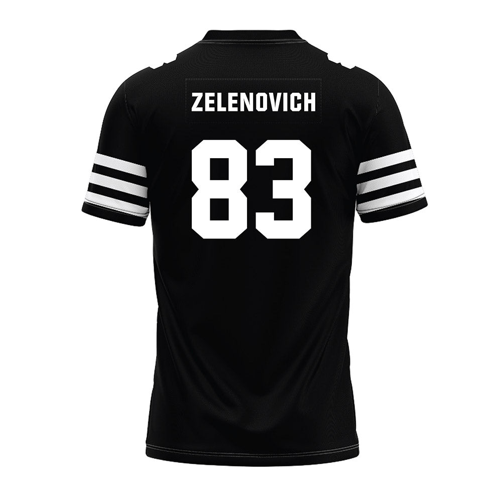 Iowa State - NCAA Football : Sam Zelenovich - Black Premium Football Jersey-1
