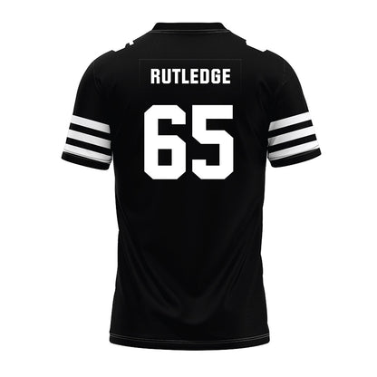 Iowa State - NCAA Football : Garret Rutledge - Black Premium Football Jersey-1