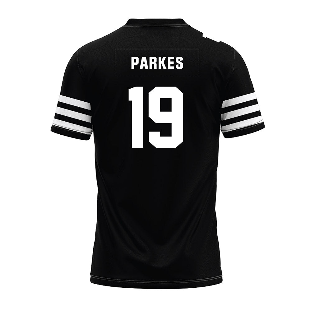 Iowa State - NCAA Football : Michael Parkes - Black Premium Football Jersey