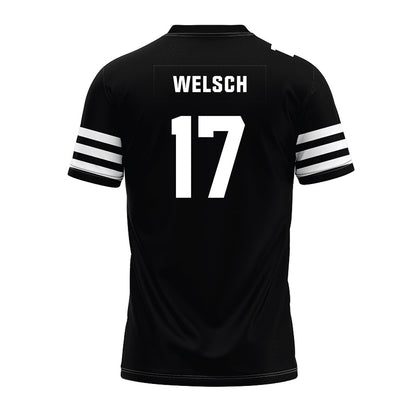 Iowa State - NCAA Football : Connor Welsch - Black Premium Football Jersey-1