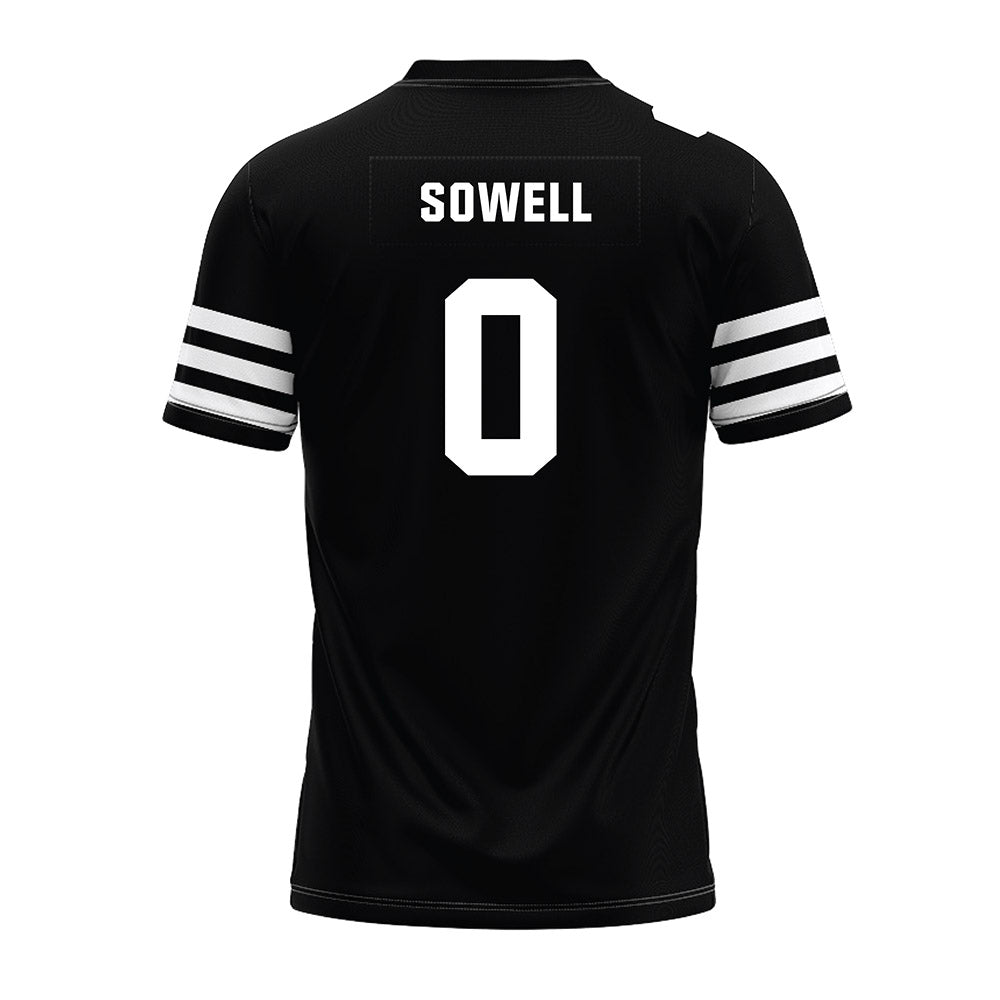Iowa State - NCAA Football : Chase Sowell - Black Premium Football Jersey-1