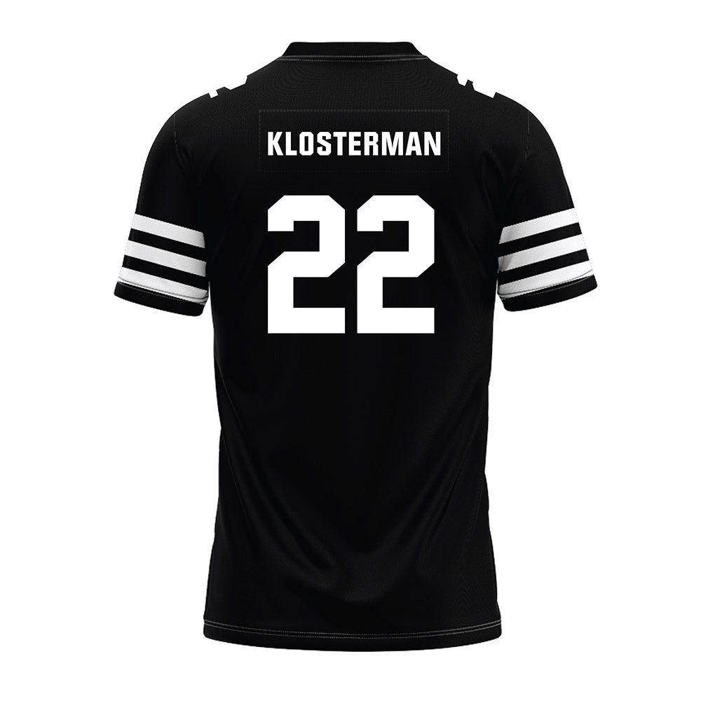 Iowa State - NCAA Football : John Klosterman - Black Premium Football Jersey