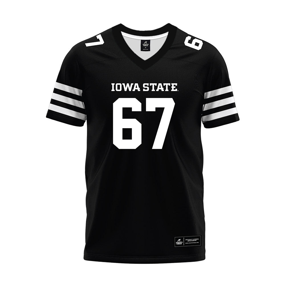 Iowa State - NCAA Football : Carson Rhodes - Black Premium Football Jersey