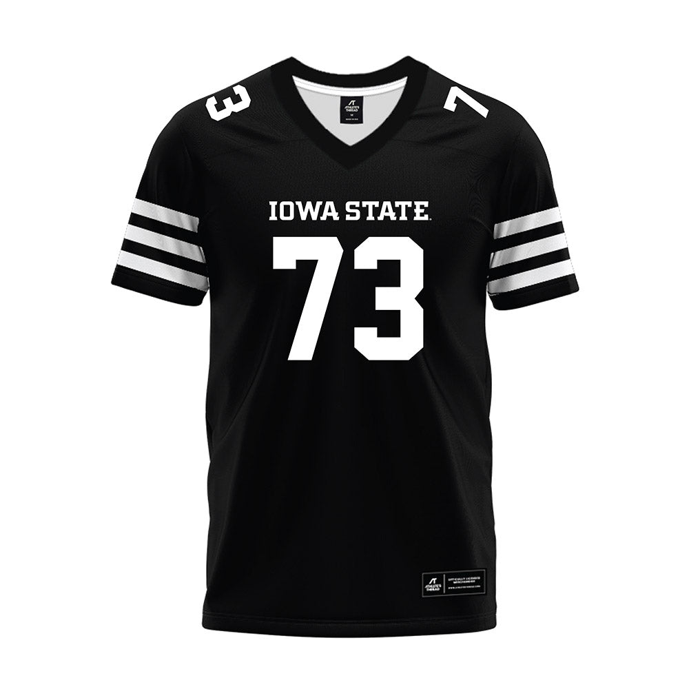 Iowa State - NCAA Football : Deylin Hasert - Black Premium Football Jersey