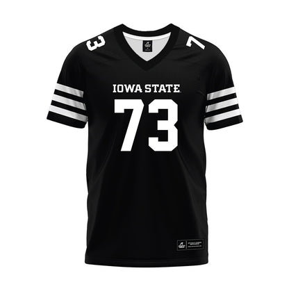 Iowa State - NCAA Football : Deylin Hasert - Black Premium Football Jersey
