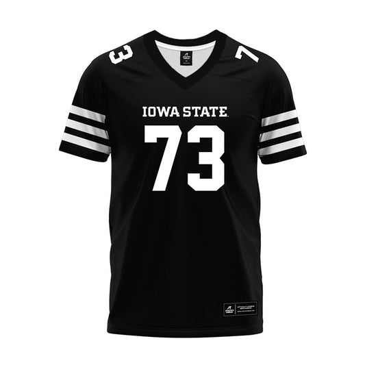 Iowa State - NCAA Football : Deylin Hasert - Black Premium Football Jersey