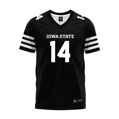 Iowa State - NCAA Football : Major Cantrell - Black Premium Football Jersey