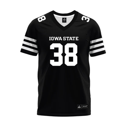 Iowa State - NCAA Football : Eddie Lemos - Black Premium Football Jersey