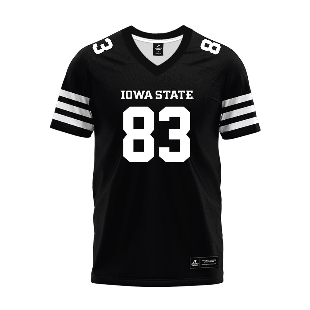 Iowa State - NCAA Football : Sam Zelenovich - Black Premium Football Jersey-0