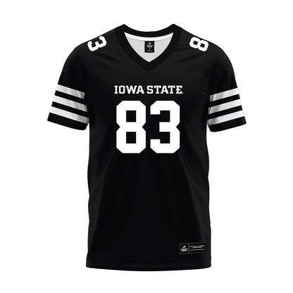 Iowa State - NCAA Football : Sam Zelenovich - Black Premium Football Jersey-0