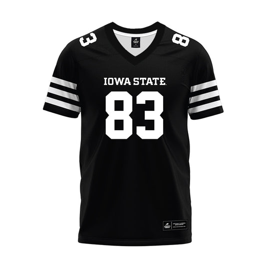 Iowa State - NCAA Football : Sam Zelenovich - Black Premium Football Jersey-0