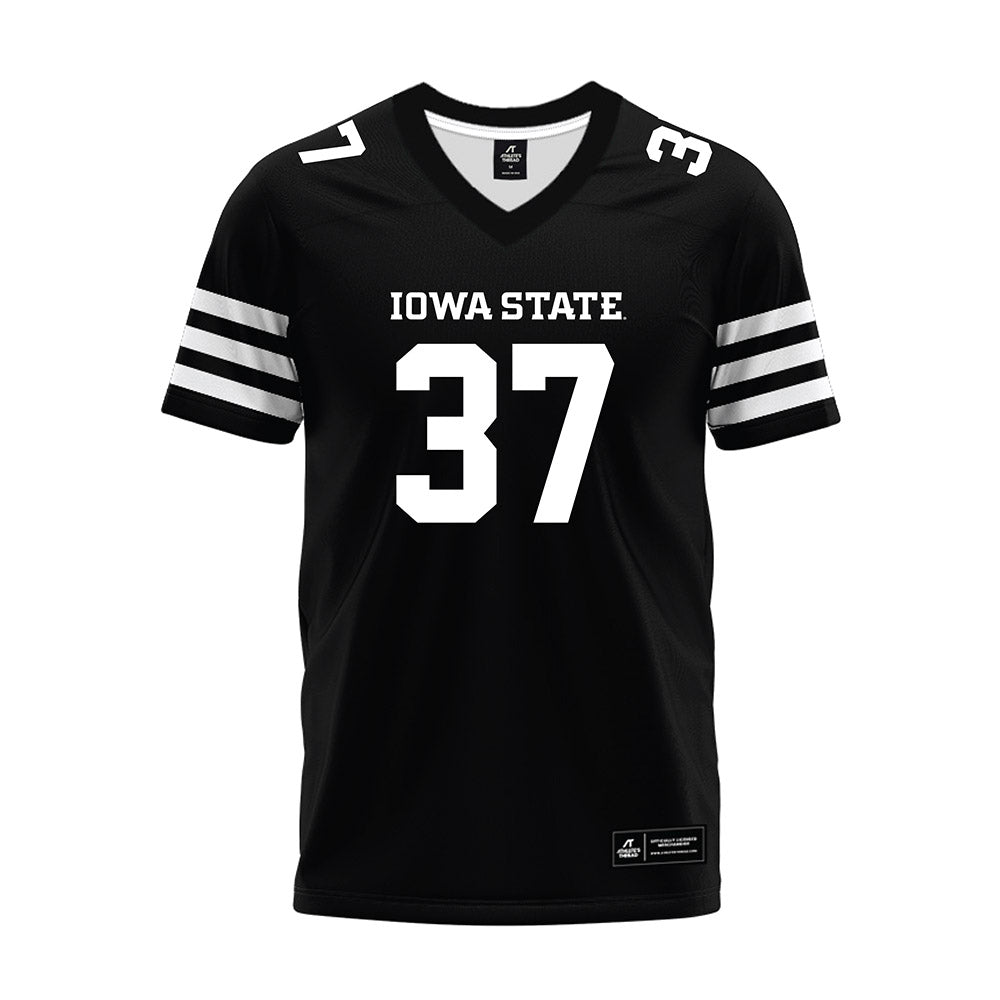 Iowa State - NCAA Football : Easton Miller - Black Premium Football Jersey