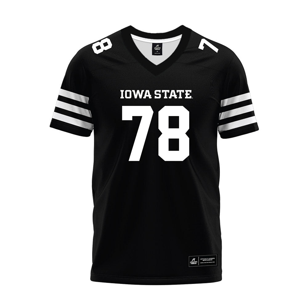 Iowa State - NCAA Football : Will Tompkins - Black Premium Football Jersey-0