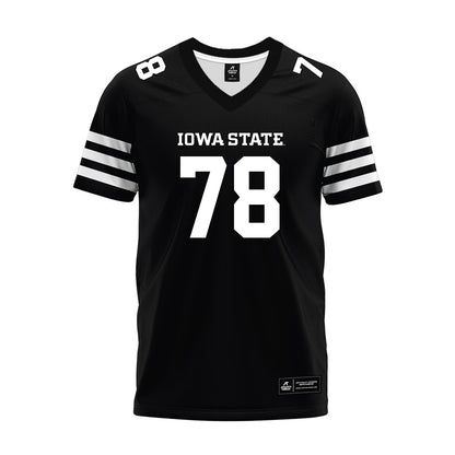 Iowa State - NCAA Football : Will Tompkins - Black Premium Football Jersey-0