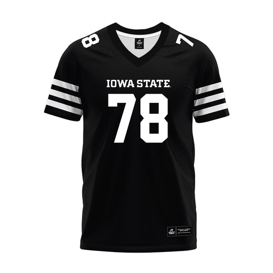 Iowa State - NCAA Football : Will Tompkins - Black Premium Football Jersey-0