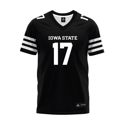 Iowa State - NCAA Football : Kai Black - Black Premium Football Jersey
