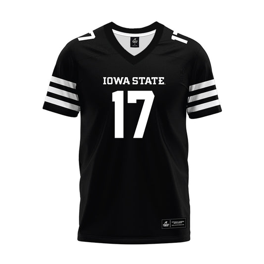 Iowa State - NCAA Football : Kai Black - Black Premium Football Jersey