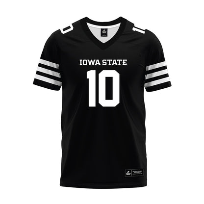Iowa State - NCAA Football : Carson Brown - Black Premium Football Jersey-0