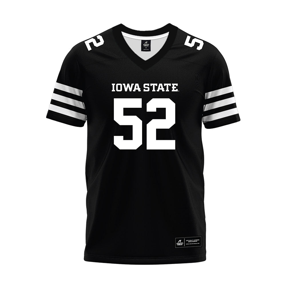 Iowa State - NCAA Football : Kamori Moore - Black Premium Football Jersey-0