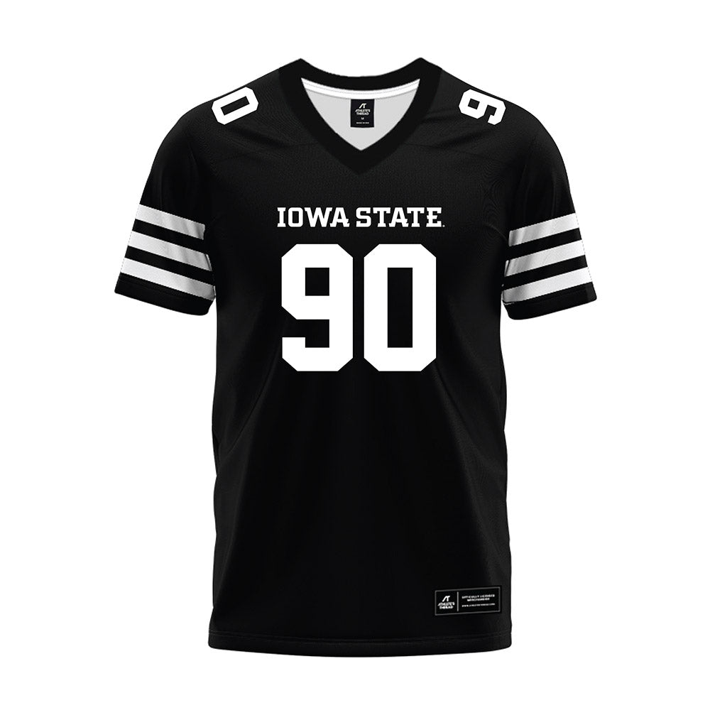 Iowa State - NCAA Football : Braden Simonsen - Black Premium Football Jersey