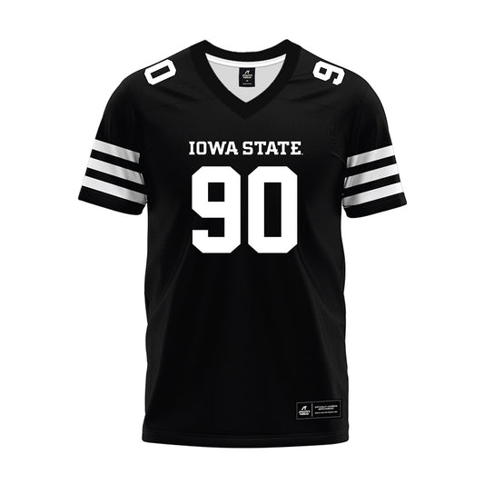 Iowa State - NCAA Football : Braden Simonsen - Black Premium Football Jersey