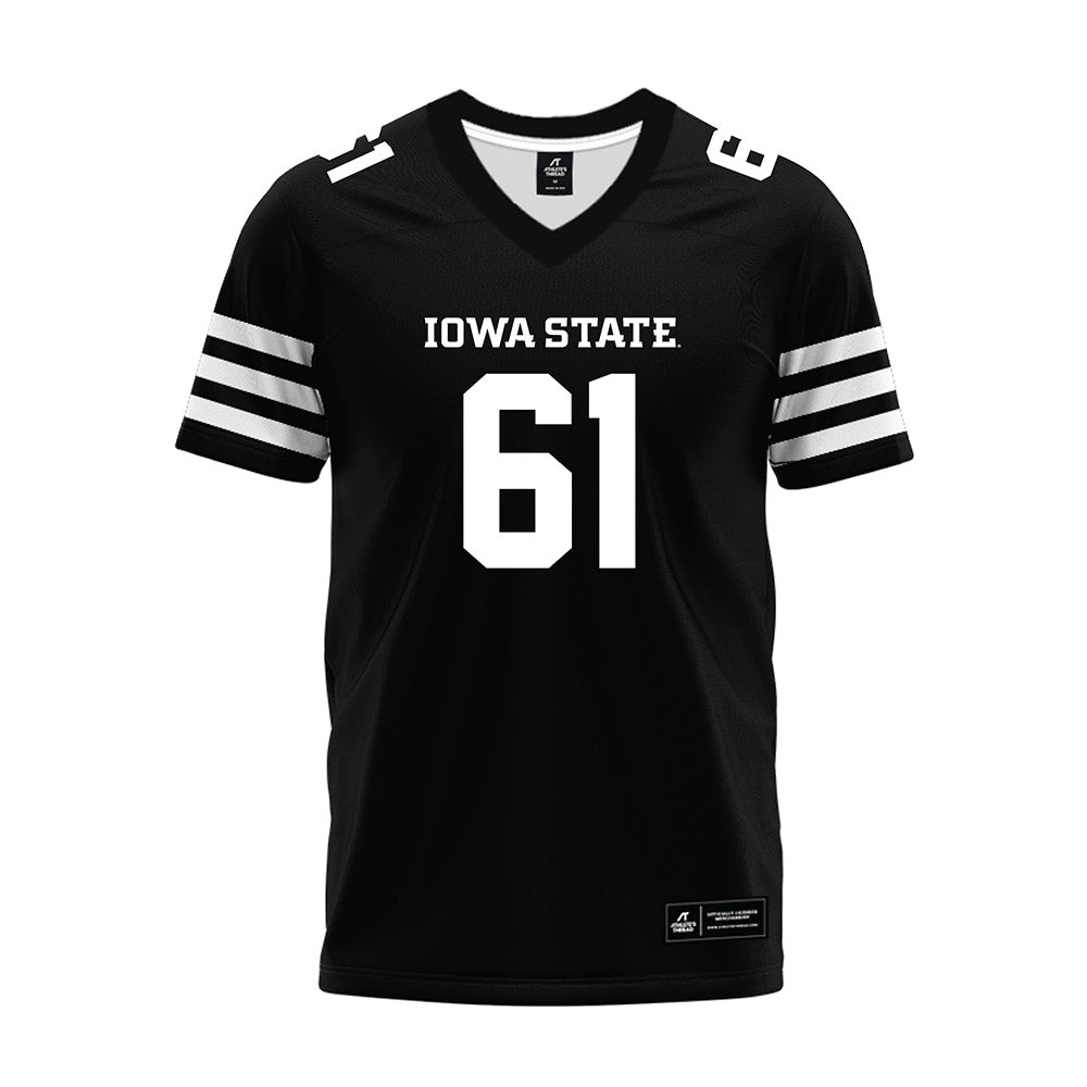 Iowa State - NCAA Football : Dylan Barrett - Black Premium Football Jersey