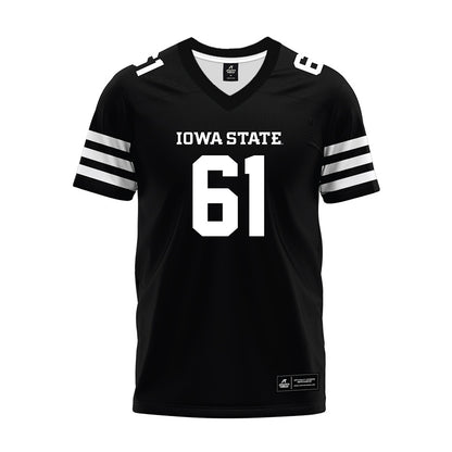 Iowa State - NCAA Football : Dylan Barrett - Black Premium Football Jersey