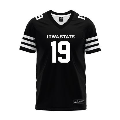 Iowa State - NCAA Football : Michael Parkes - Black Premium Football Jersey