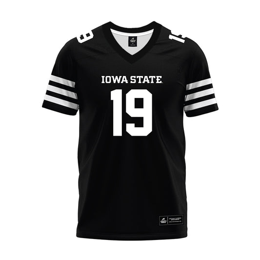 Iowa State - NCAA Football : Michael Parkes - Black Premium Football Jersey
