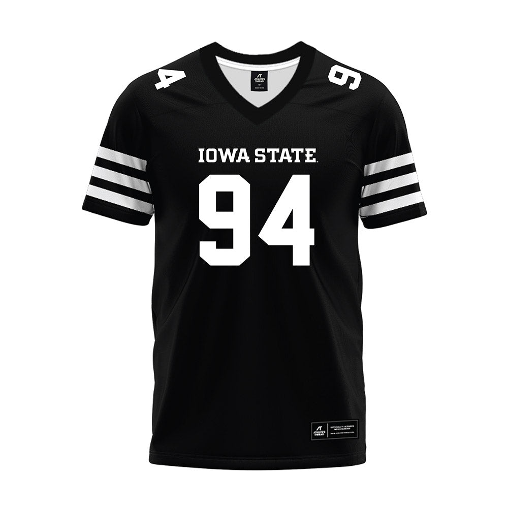 Iowa State - NCAA Football : Chase Smith - Black Premium Football Jersey-0