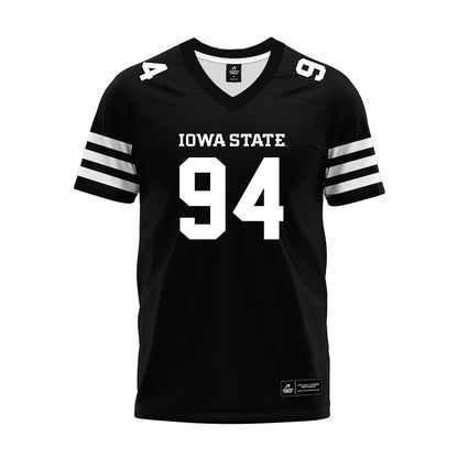 Iowa State - NCAA Football : Chase Smith - Black Premium Football Jersey-0