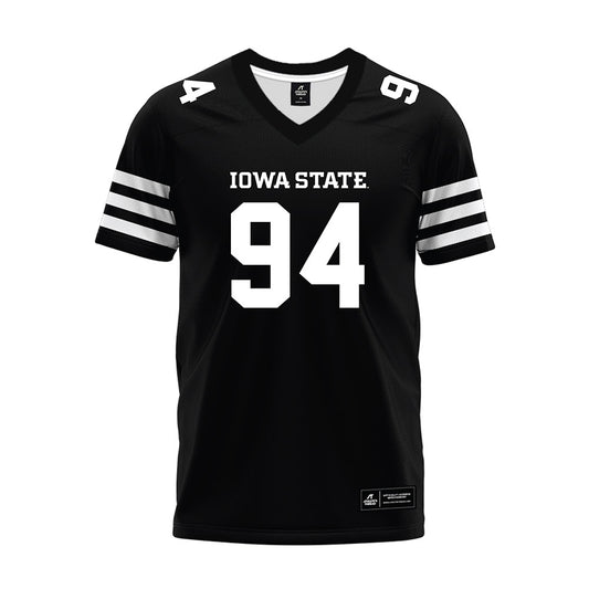 Iowa State - NCAA Football : Chase Smith - Black Premium Football Jersey-0
