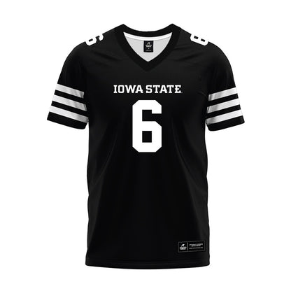 Iowa State - NCAA Football : Eli Green - Black Premium Football Jersey