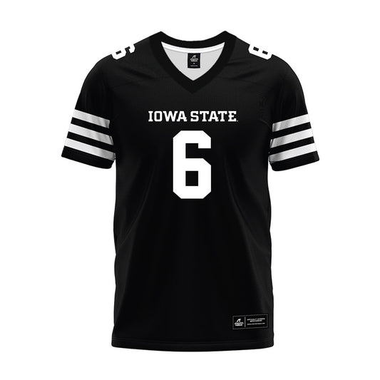 Iowa State - NCAA Football : Eli Green - Black Premium Football Jersey