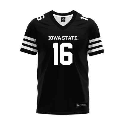 Iowa State - NCAA Football : Matthew Bess - Black Premium Football Jersey