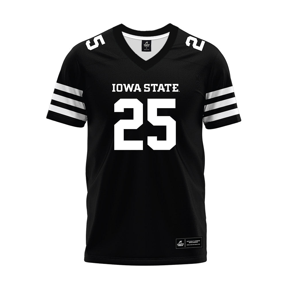 Iowa State - NCAA Football : Trevon Howard - Black Premium Football Jersey