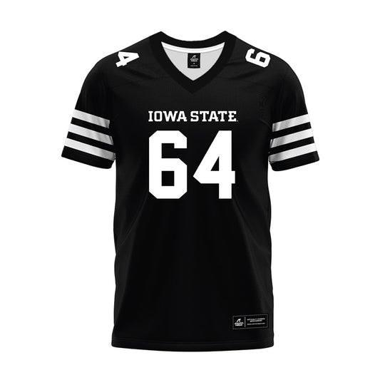 Iowa State - NCAA Football : Sione Perkins - Black Premium Football Jersey-0
