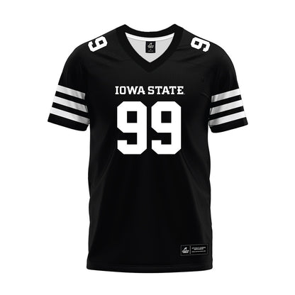 Iowa State - NCAA Football : Cannon Butler - Black Premium Football Jersey-0