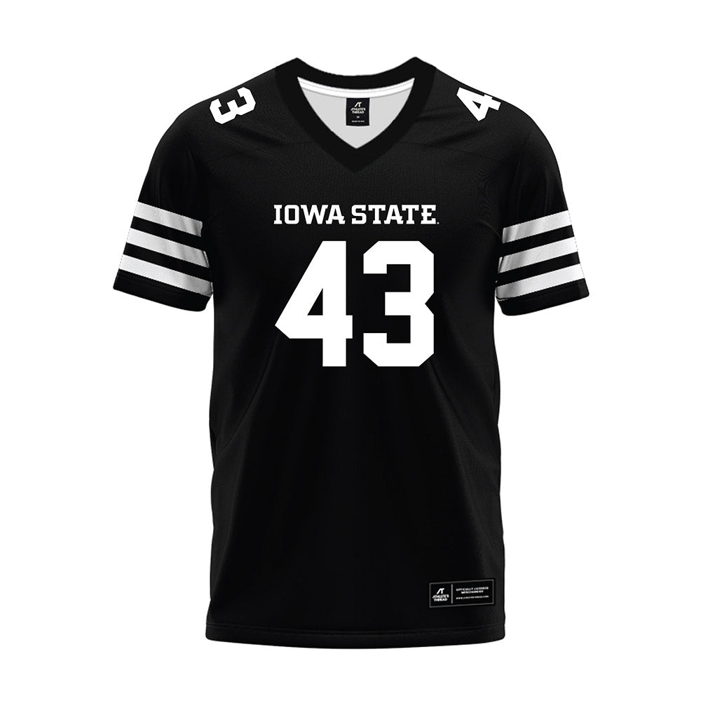 Iowa State - NCAA Football : Caden Matson - Black Premium Football Jersey