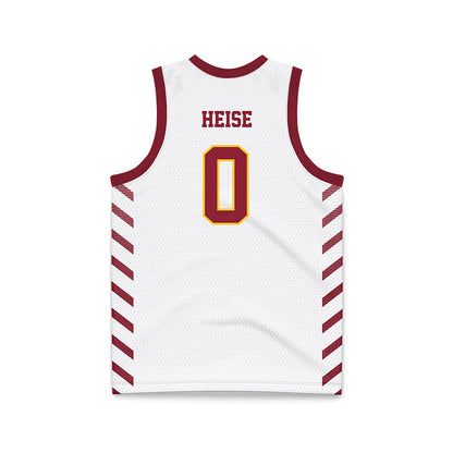 Iowa State - NCAA Men's Basketball : Nate Heise - White Basketball Jersey-1