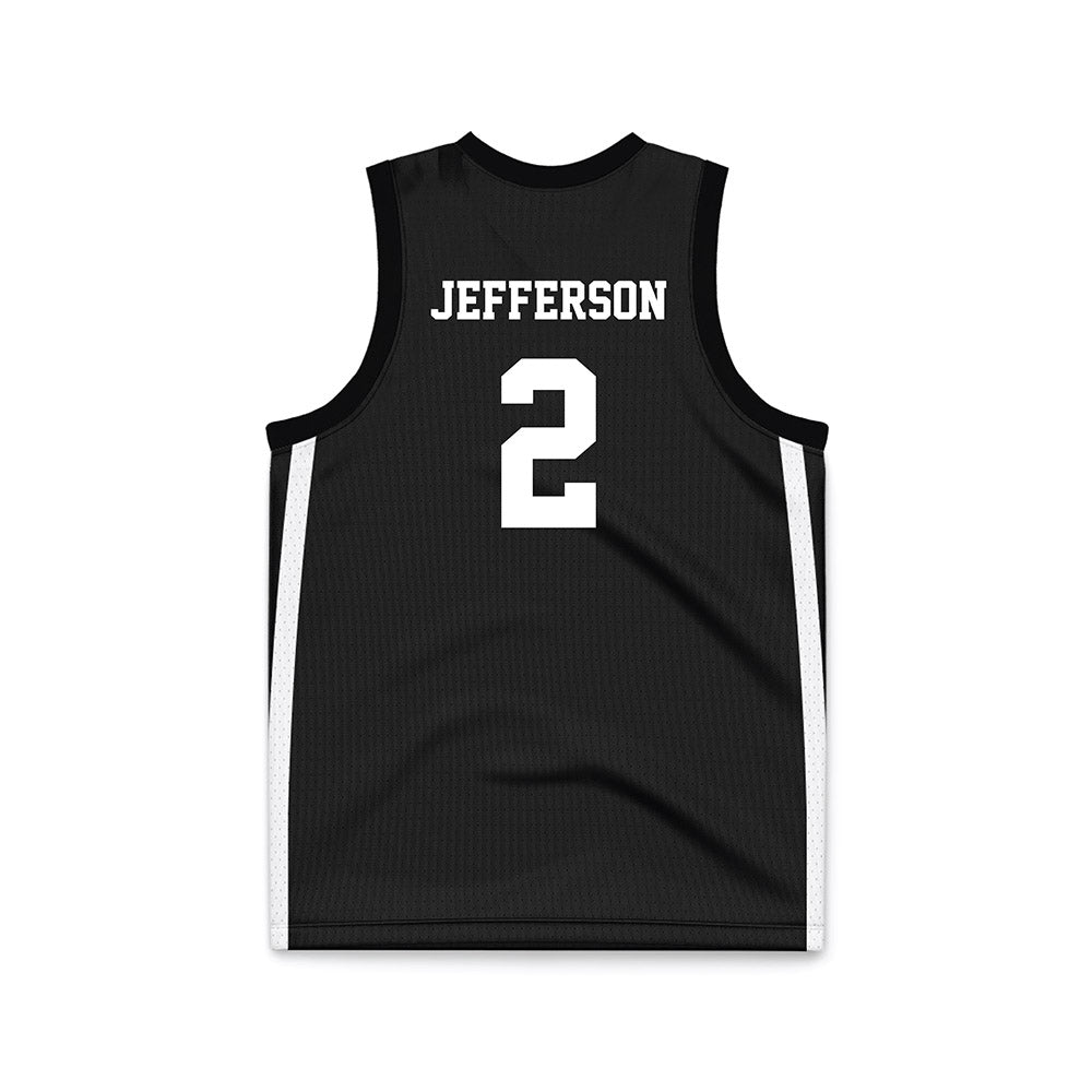 Iowa State - NCAA Men's Basketball : Joshua Jefferson - Black Basketball Jersey