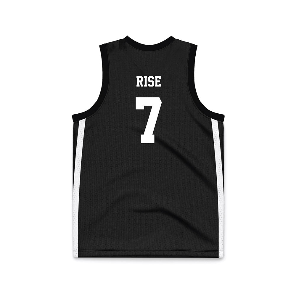 Iowa State - NCAA Men's Basketball : Anthony Rise - Black Basketball Jersey-1