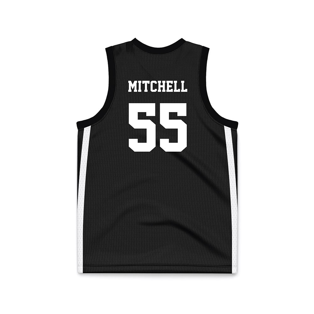 Iowa State - NCAA Men's Basketball : Xzavion Mitchell - Black Basketball Jersey-1