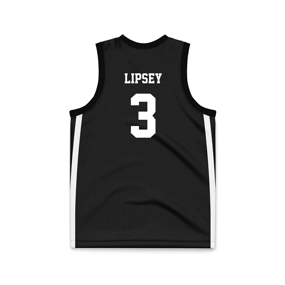 Iowa State - NCAA Men's Basketball : Tamin Lipsey - Black Basketball Jersey-1