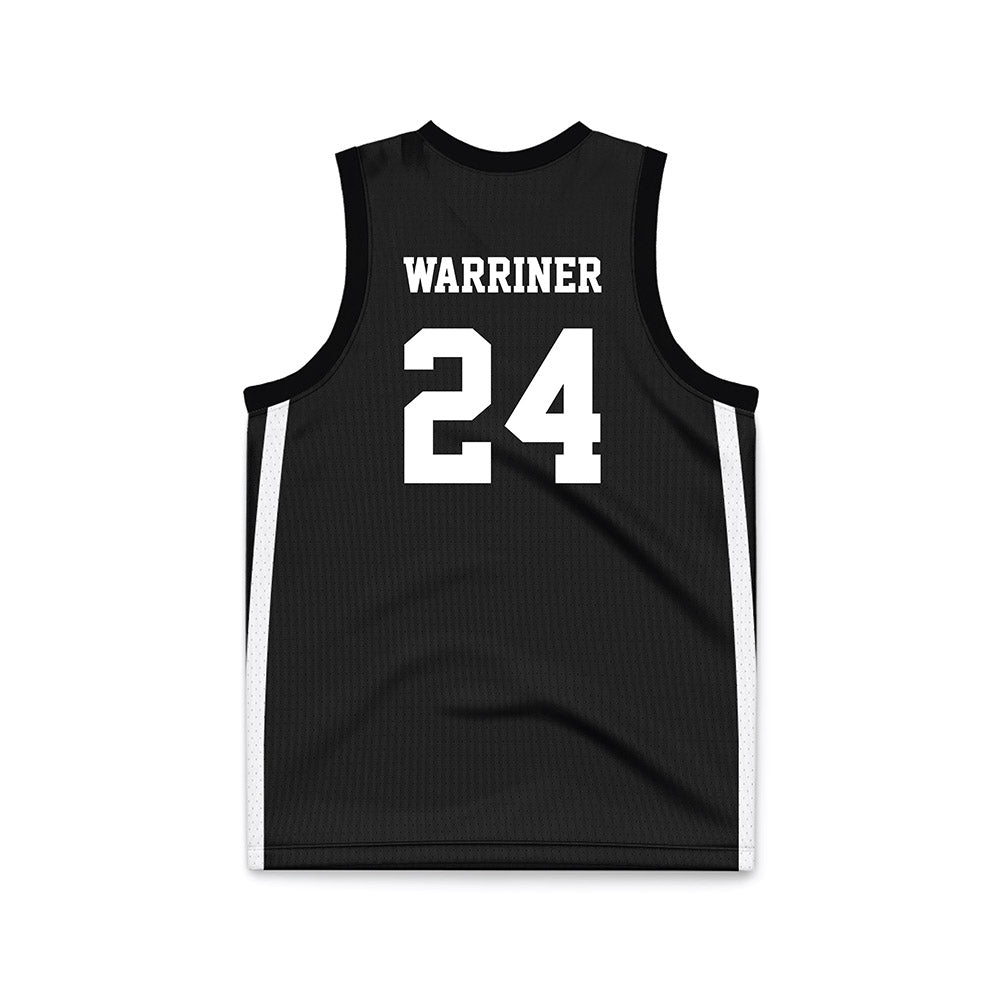 Iowa State - NCAA Men's Basketball : Test Warriner - Black Basketball Jersey-1