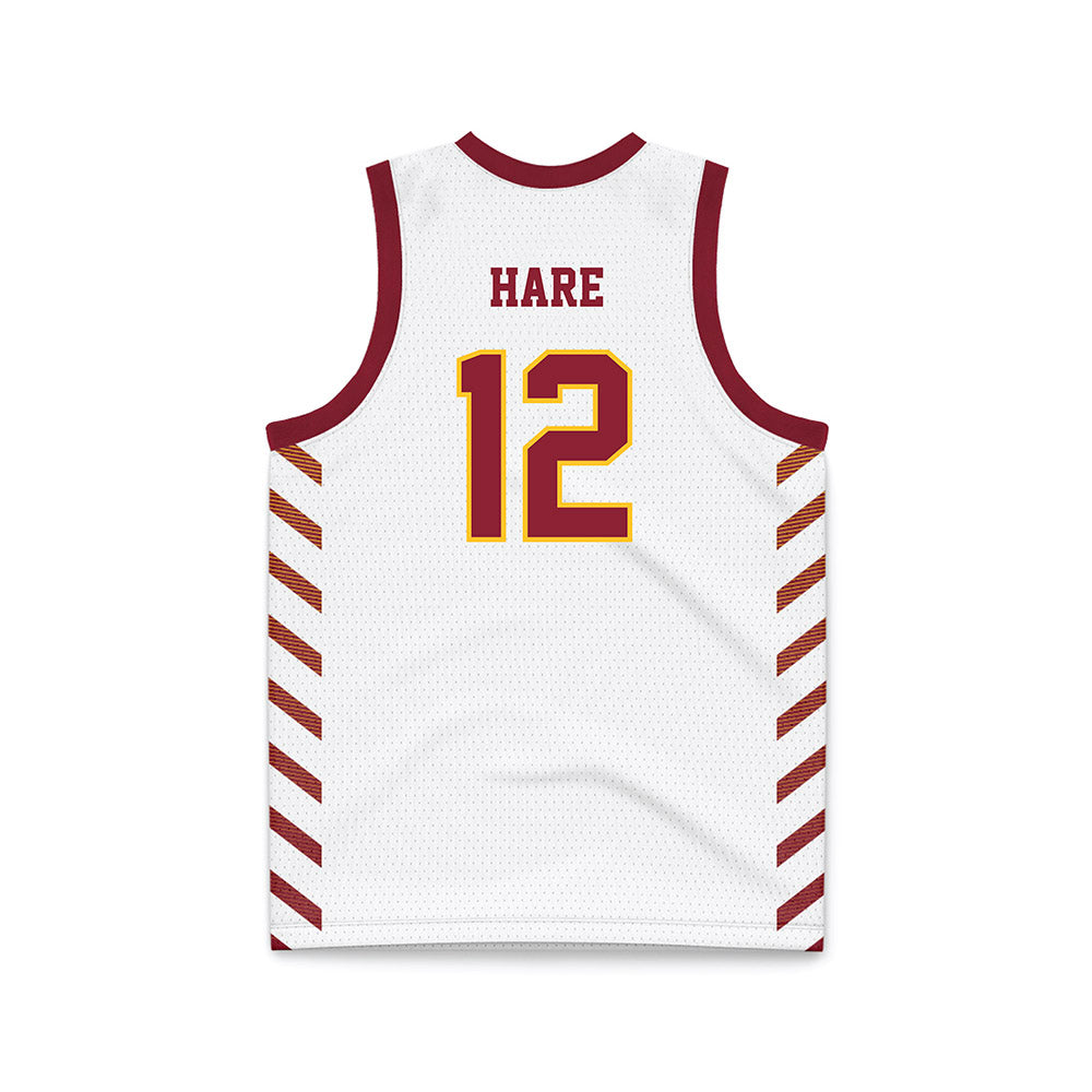 Iowa State - NCAA Women's Basketball : Kenzie Hare - White Basketball Jersey