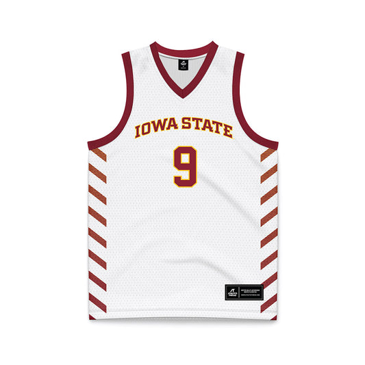 Iowa State - NCAA Women's Basketball : Lilly Taulelei - White Basketball Jersey
