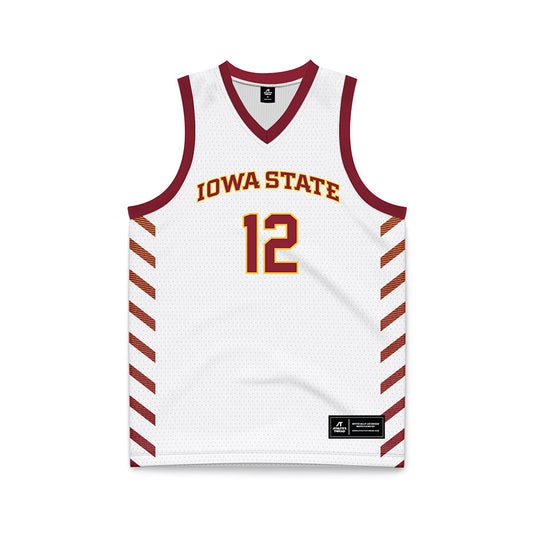 Iowa State - NCAA Women's Basketball : Kenzie Hare - White Basketball Jersey