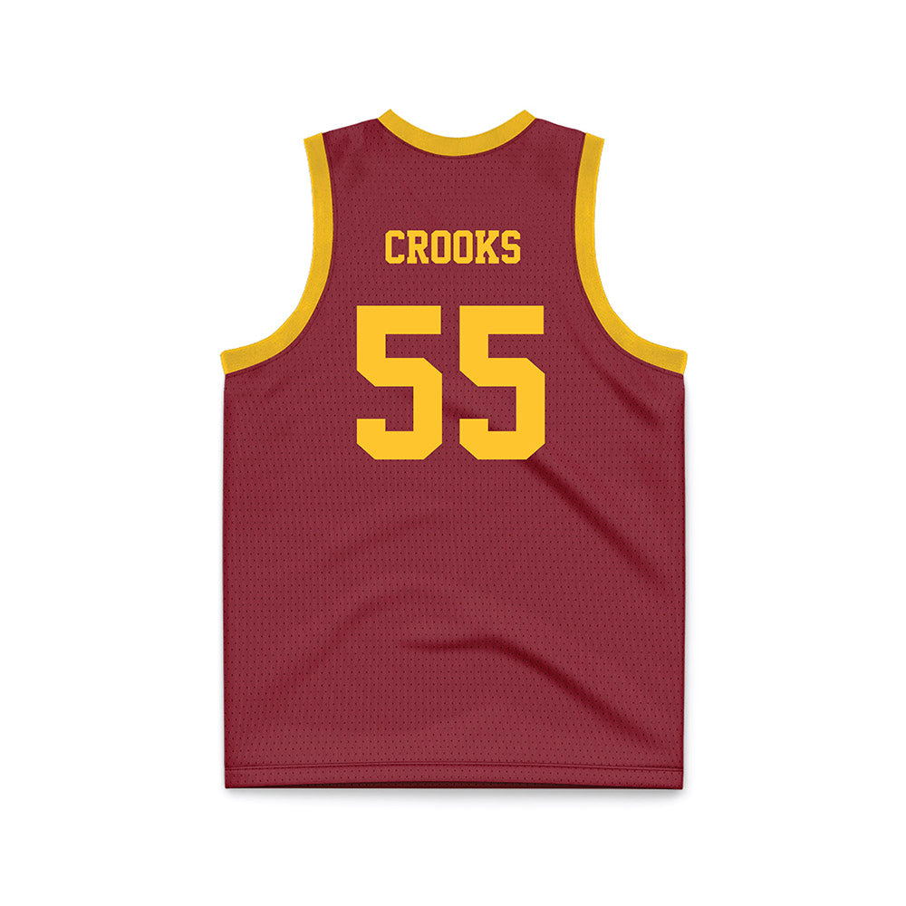 Iowa State - NCAA Women's Basketball : Audi Crooks - Cardinal Basketball Jersey-1