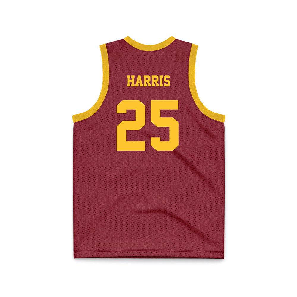 Iowa State - NCAA Women's Basketball : sydney harris - Cardinal Basketball Jersey-1